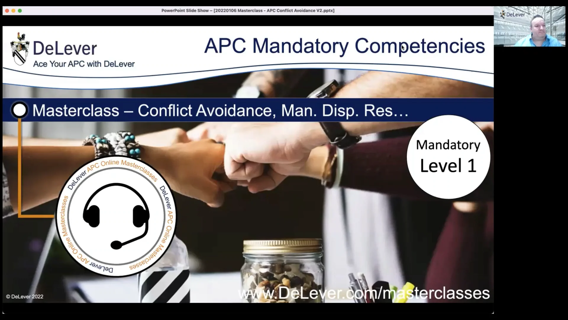 Watch DeLever APC Masterclass: Mandatory Competency - Conflict ...