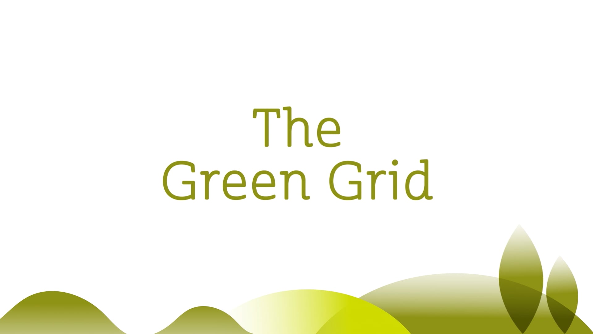 Green Grid animation