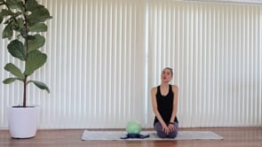25 min Dynamic Beginner Full Body Workout (with ball & band)