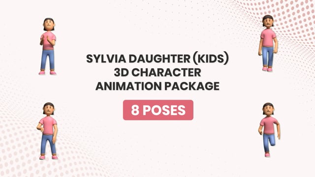 Sylvia (Daughter) 3D Character Animation