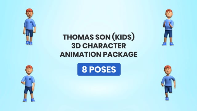 Thomas (Son) 3D Character Animation
