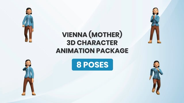 Vienna (Mother) 3D Character Animation
