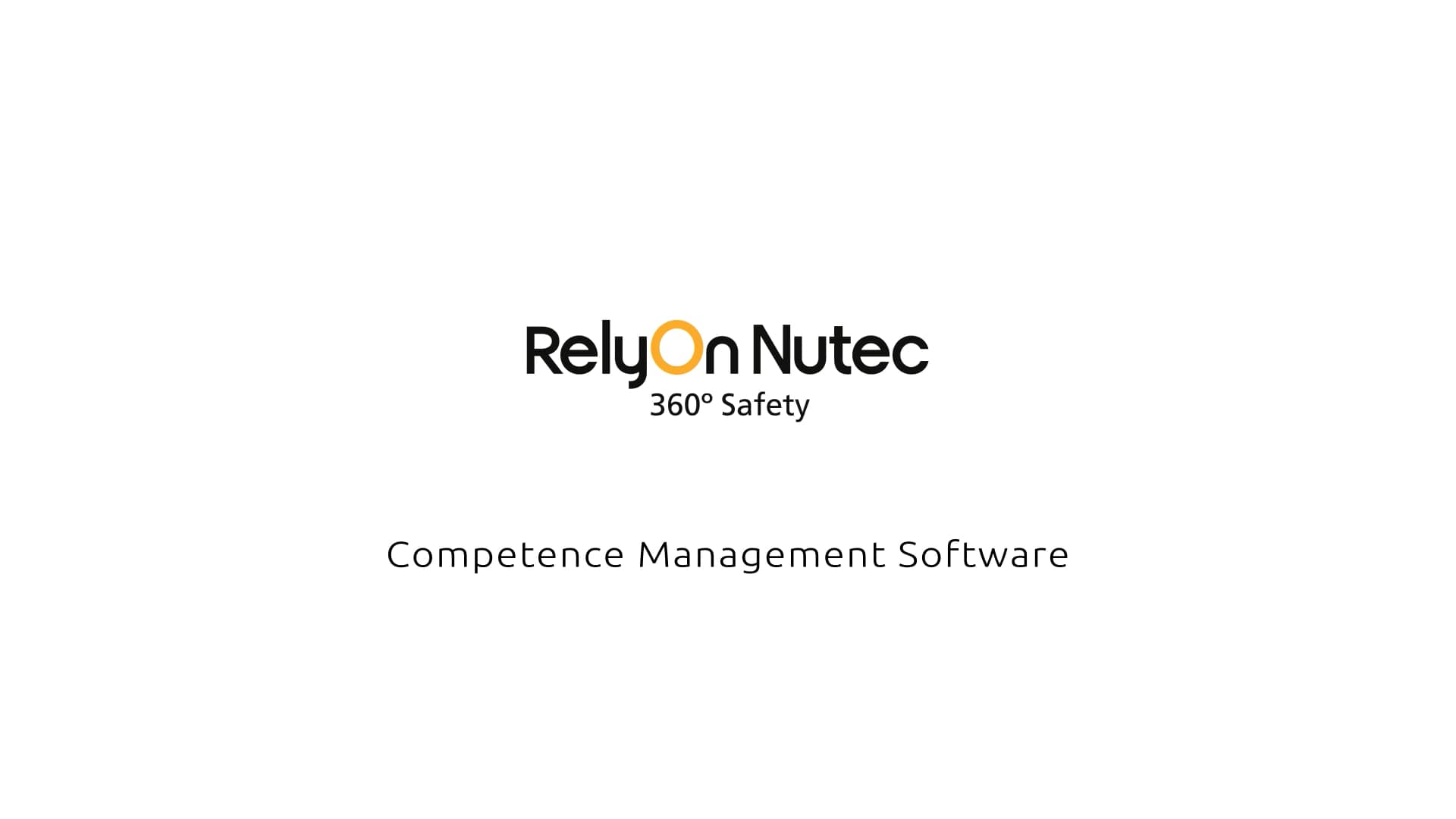RelyOn Nutec Competence Management Software on Vimeo