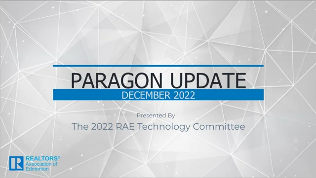 Paragon Update December 7 2022