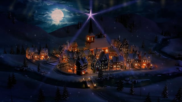 Night Village, Christmas, Festive Season. Free Stock Video - Pixabay