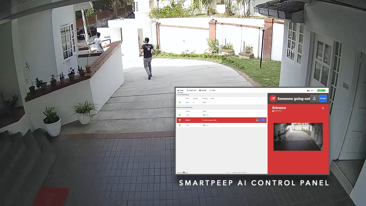 SmartPeep AI System Demo: Resident Exit Detection on Vimeo