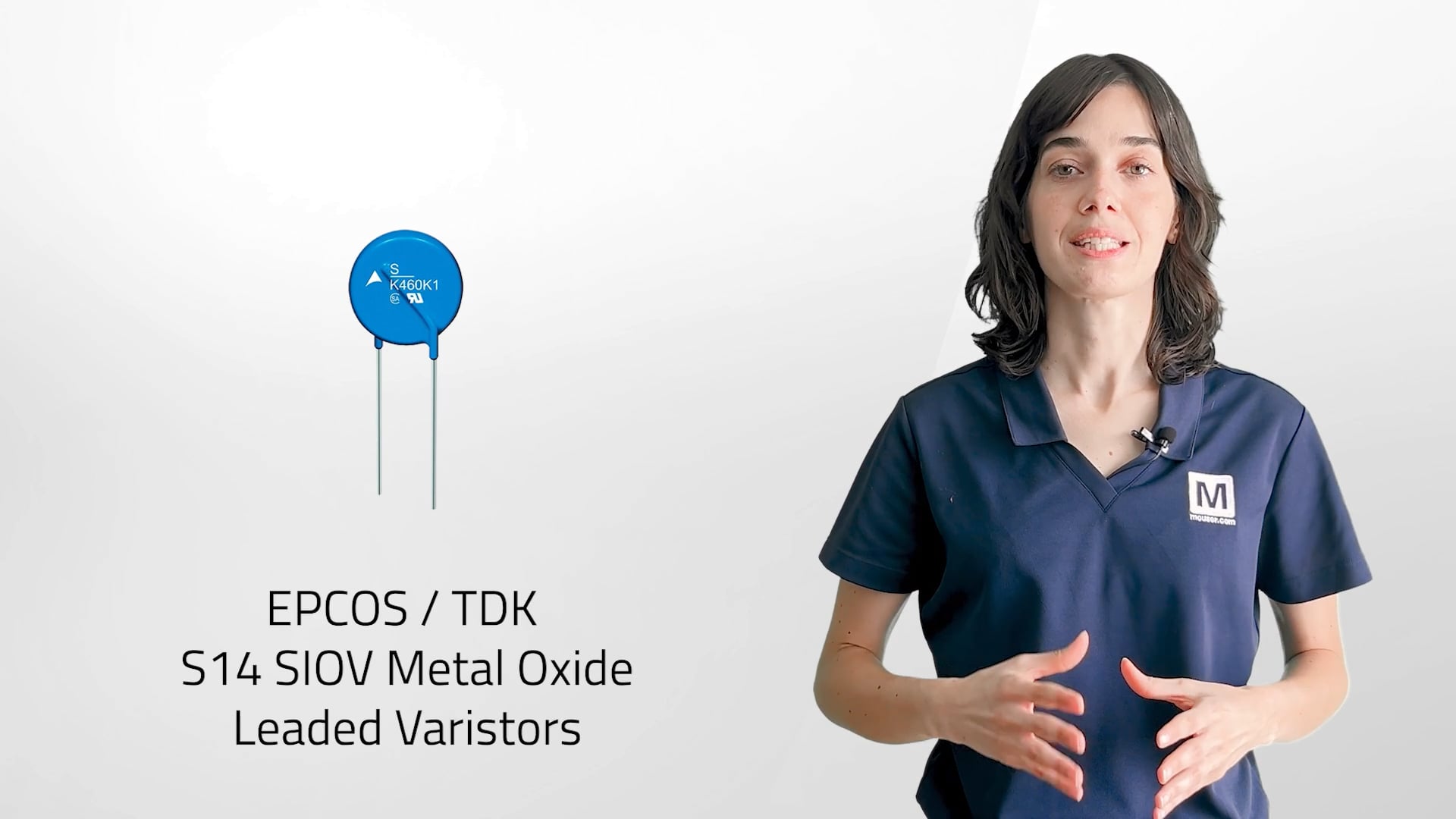 Mouser Electronics EPCOS/TDK S14 SIOV Metal Oxide Leaded Varistors on