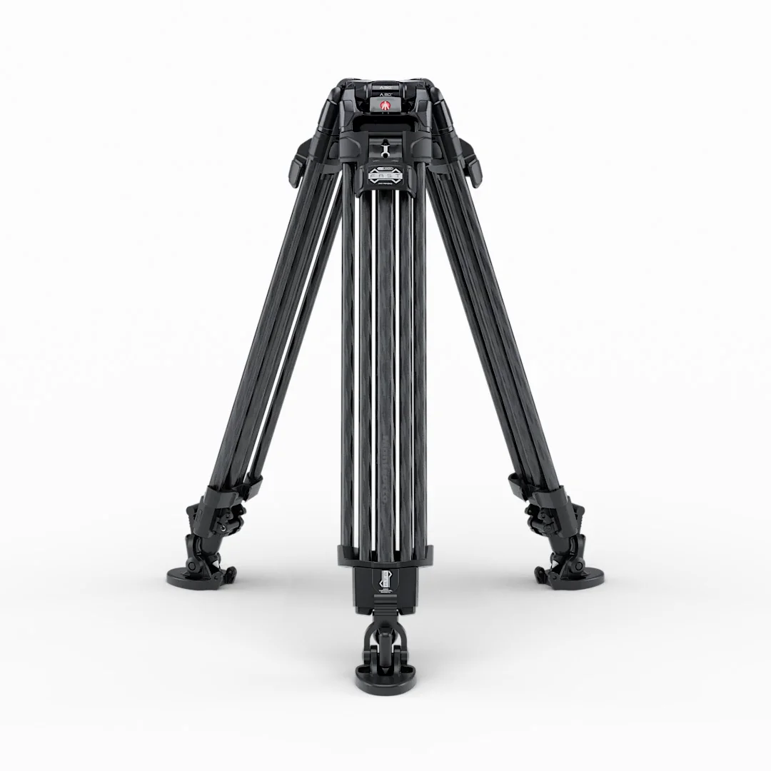 Manfrotto 526 Video Head with 645 Fast Twin Carbon Tripod Manfrotto 526 Video Head with 645 Fast Twin Carbon Tripod