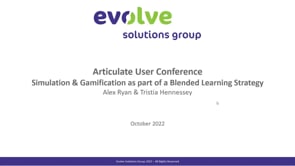 Recording of my presentation at the Articulate User Conference 2022