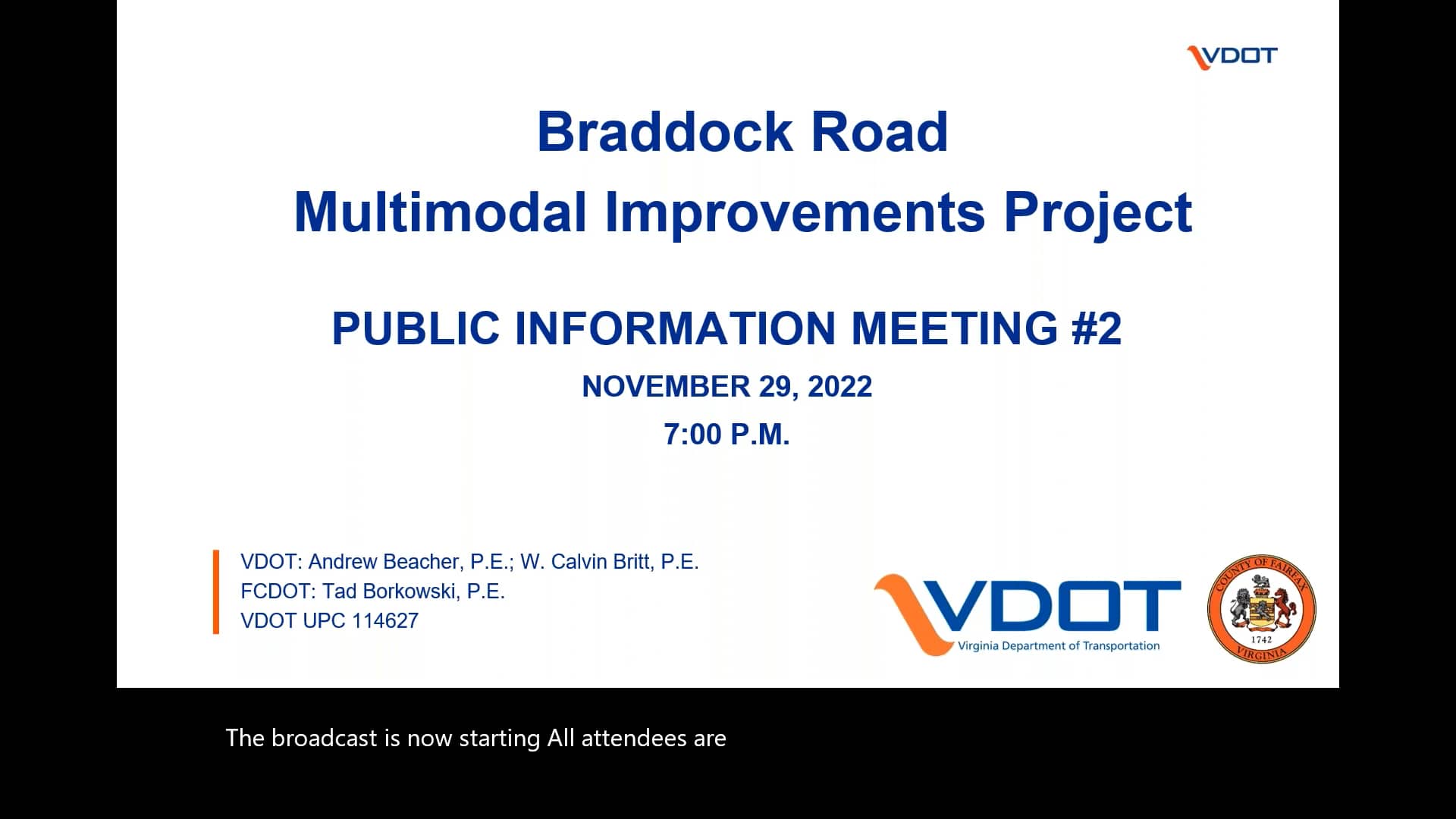 Braddock Road Multimodal Improvement Project (UPC 114627).mp4 on Vimeo