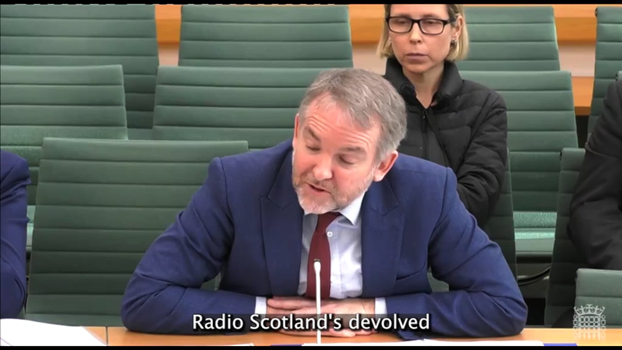 SNP MP asks why the BBC doesn't have local news radio stations in Scotland?