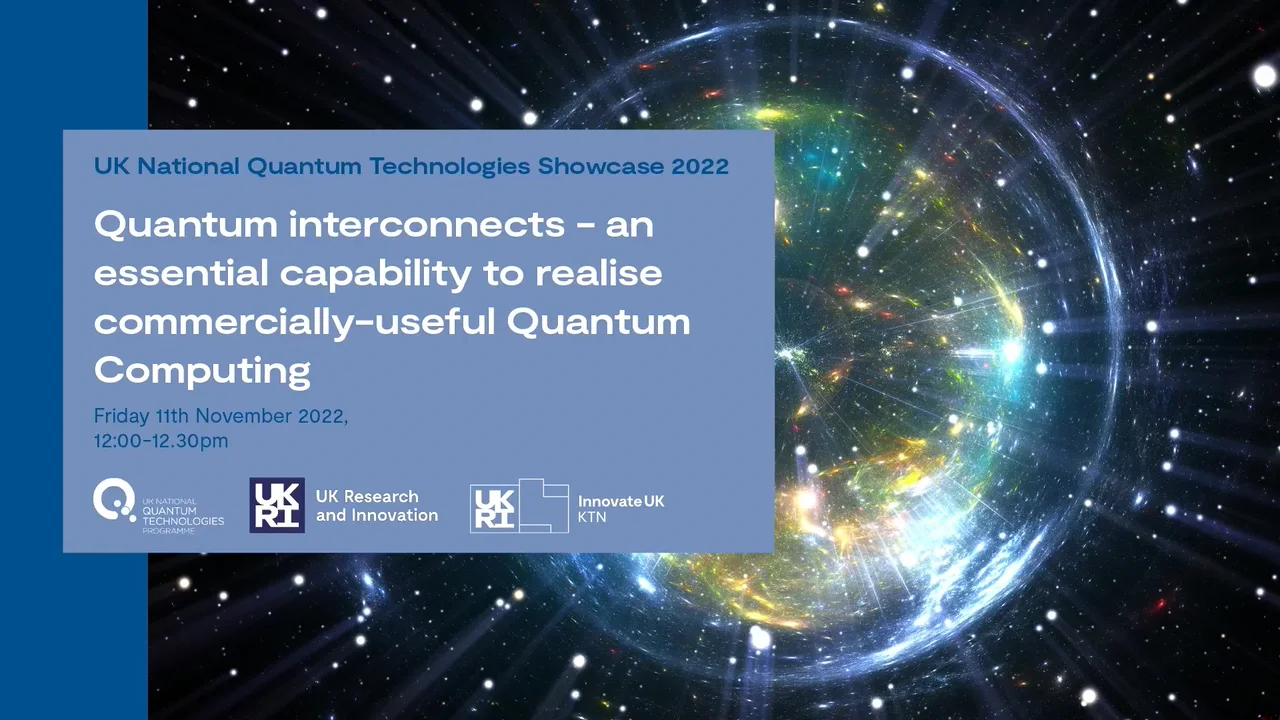Session 3 Strand 2: Quantum interconnects - an essential capability to ...
