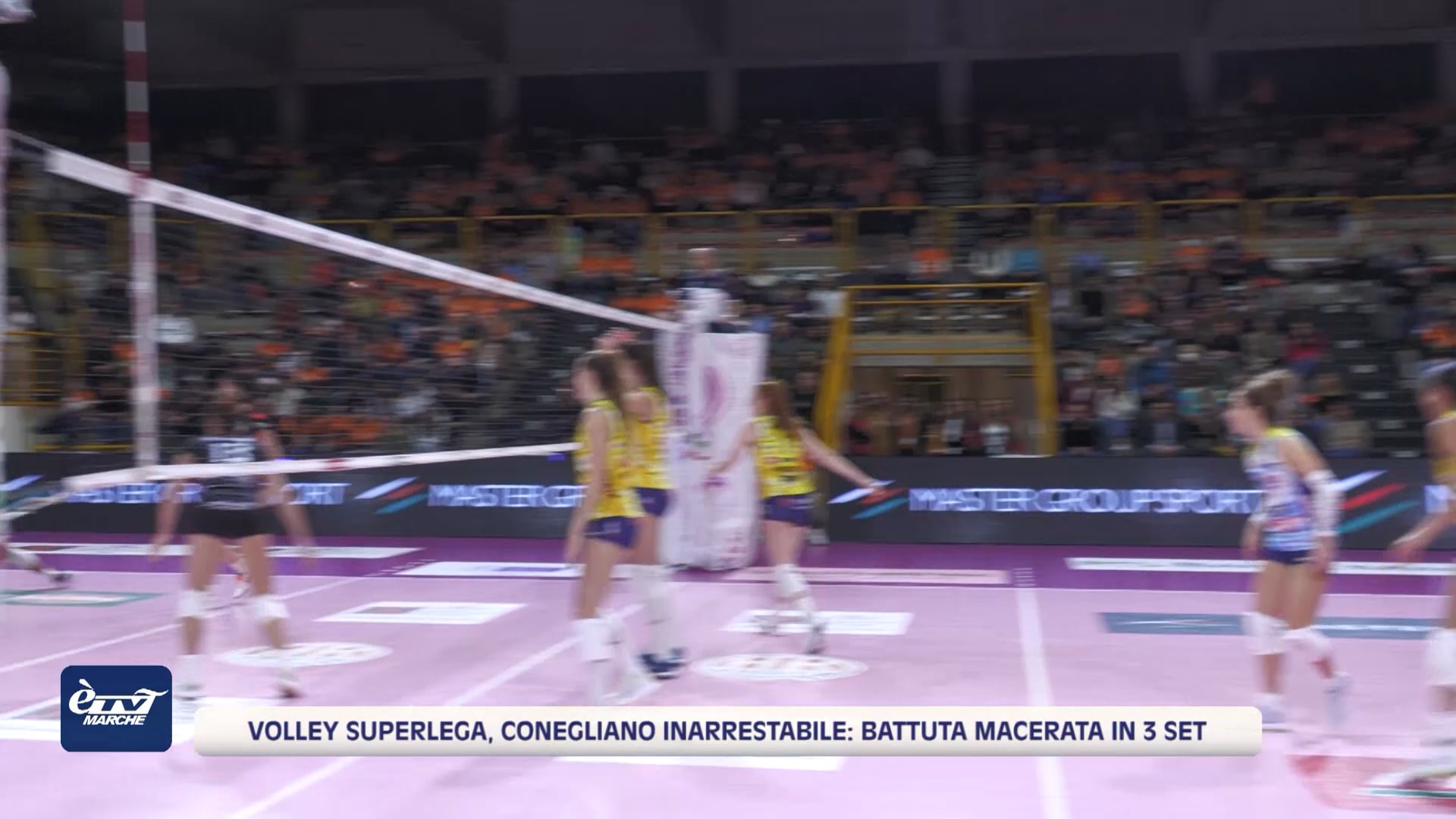 Volley Superlega, Conegliano inarrestabile: battuta Macerata in 3 set