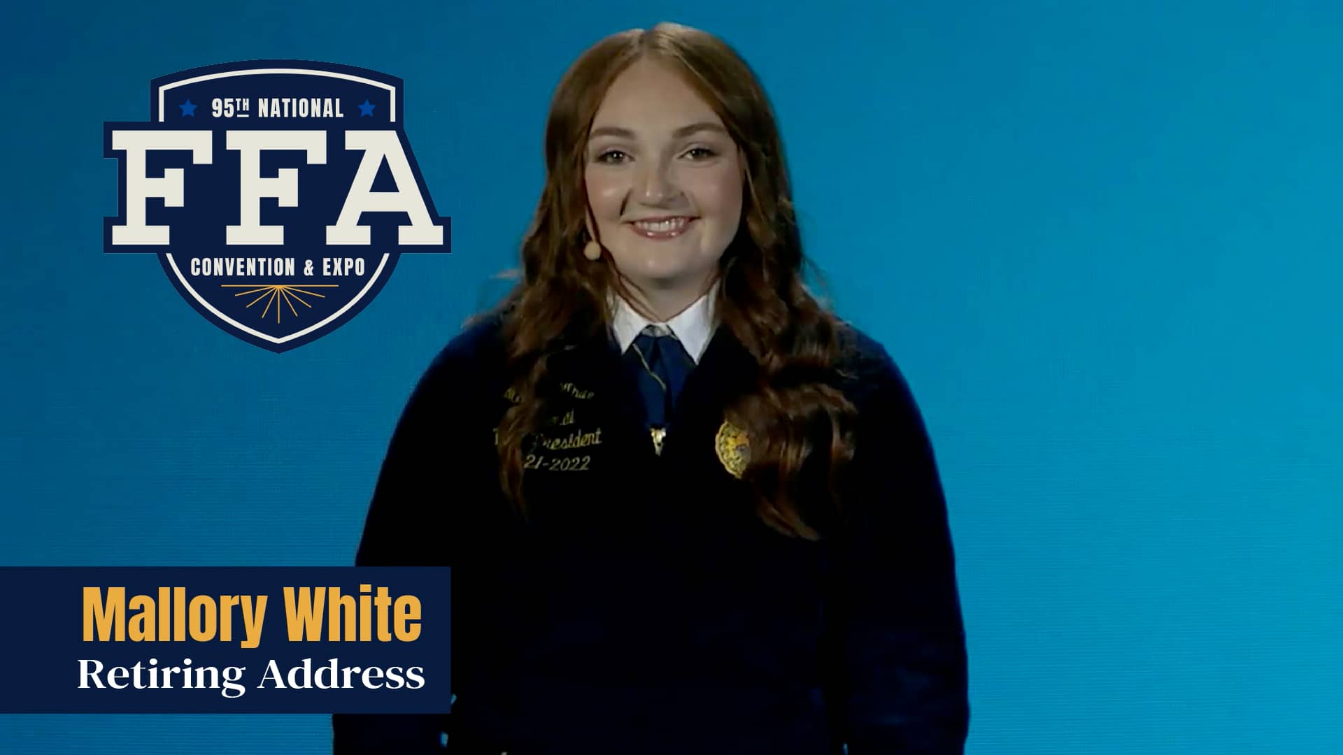 Farmers” Mallory White 2022 Retiring Address on Vimeo