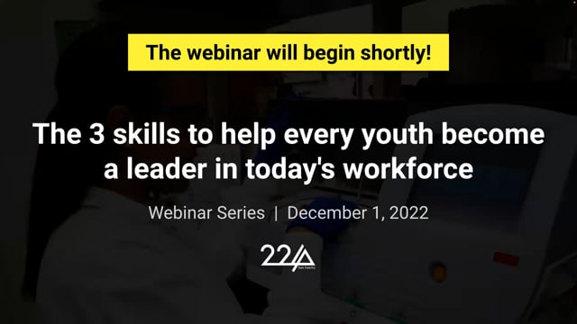 The 3 skills youth need to become leaders in today’s workforce
