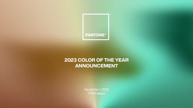 PANTONE® USA  Pantone Color of the Year 2023 / Introduction