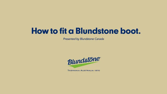 Blundstone Boot Fitting