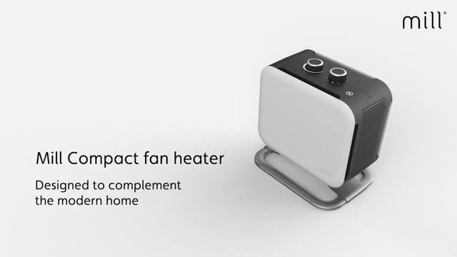 Mill Compact 1800w PTC Fan Heater on Vimeo