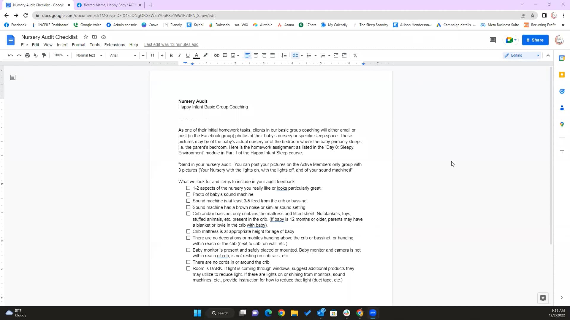 Nursery Audit on Vimeo