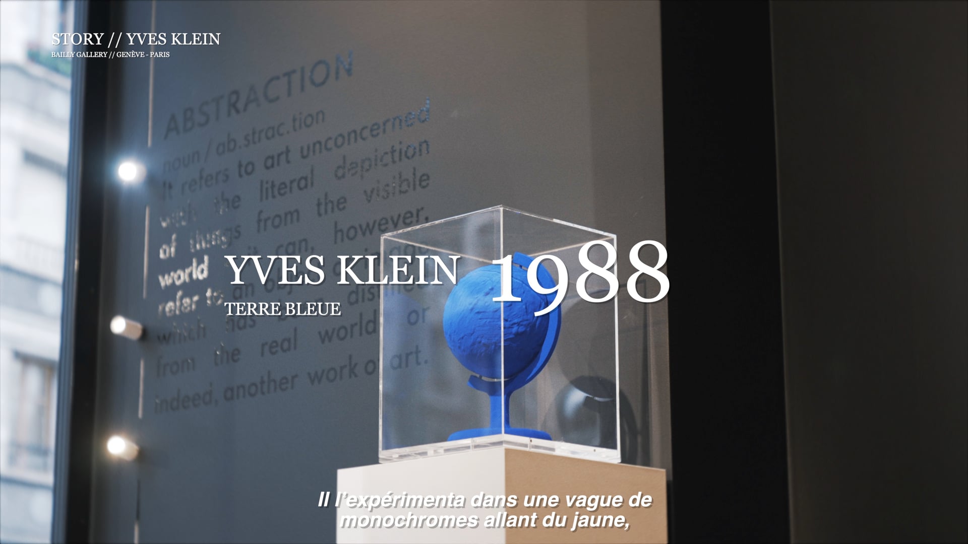 BAILLY GALLERY // YVES KLEIN