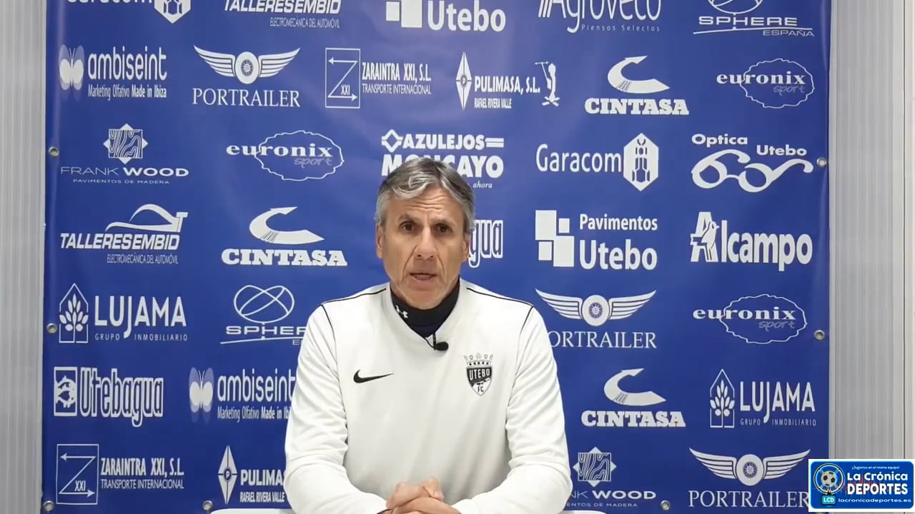 LA PREVIA / Utebo FC - UD Mutilvera / JUAN CARLOS BELTRÁN (Entrenador Utebo) Jornada 13 / 2ª RFEF - Grupo 2 / Fuente: Utebo FC