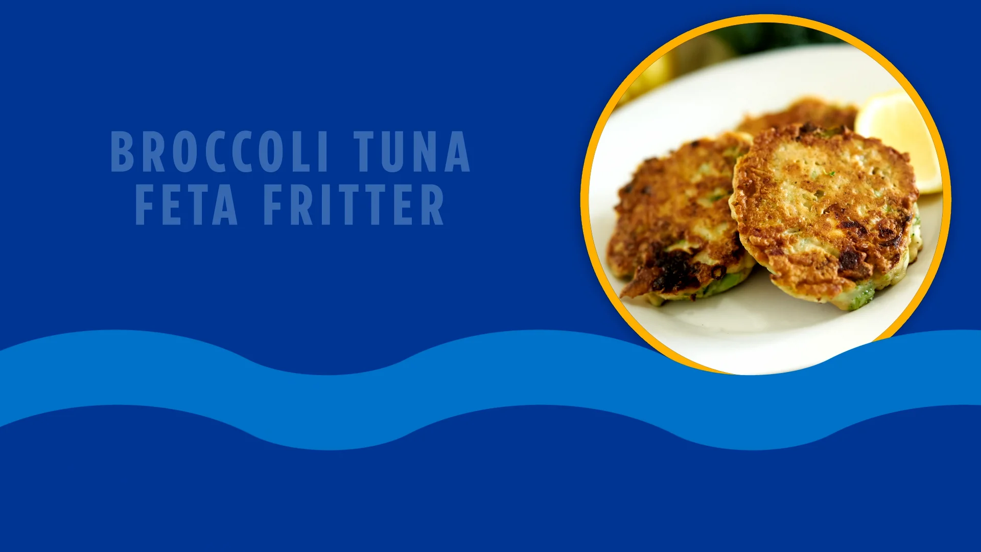 Broccoli Tuna Feta Fritter on Vimeo