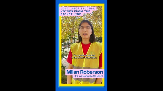 Voices from the Picket Line - Milan Roberson