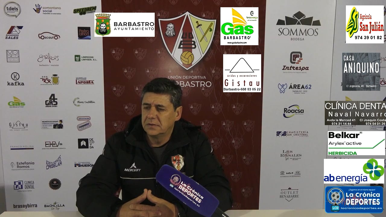 LA PREVIA / CD Caspe - UD Barbastro / JOSETE (Entrenador Barbastro) Jornada 13 / 3ª División