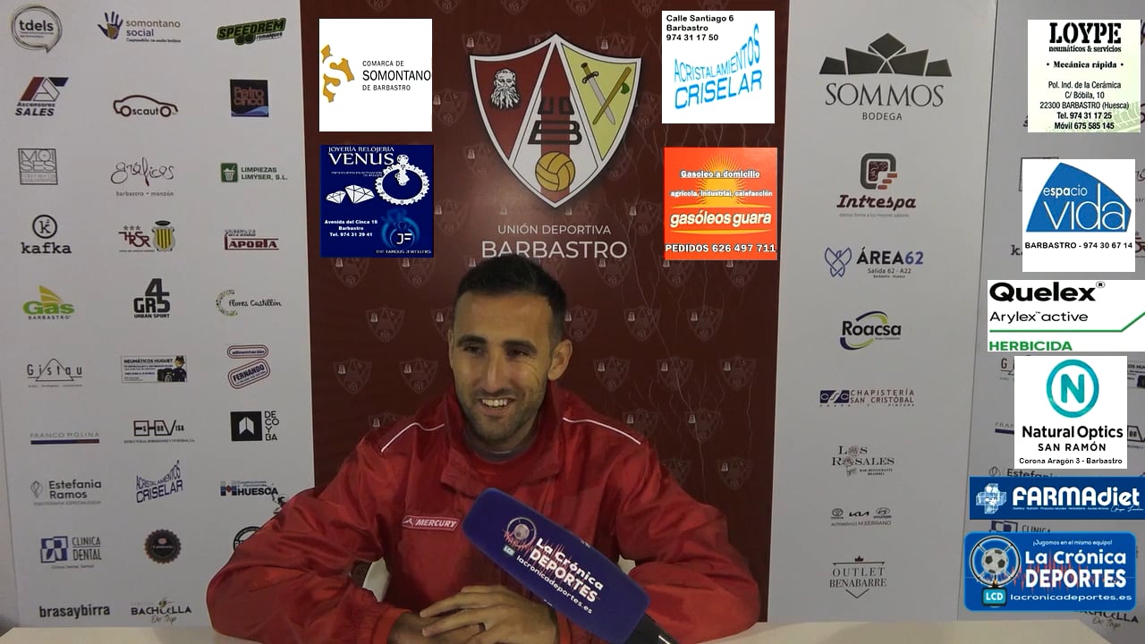 LA PREVIA / CD Caspe - UD Barbastro / QUIQUE RAUSELL (Jugador Barbastro) Jornada 13 / 3ª División