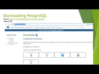 PostgreSQL Installation