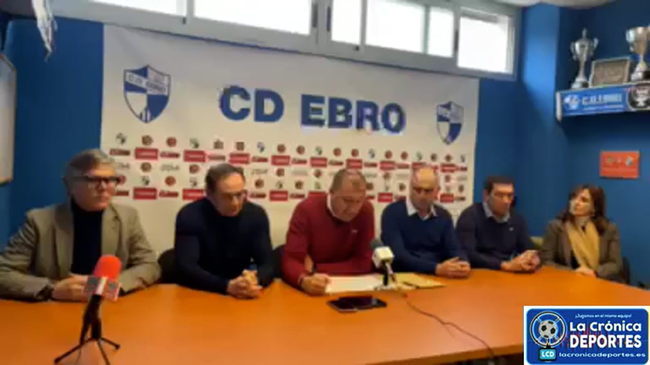 Rueda de prensa conjunta CD Ebro, CD Brea y SD Tarazona