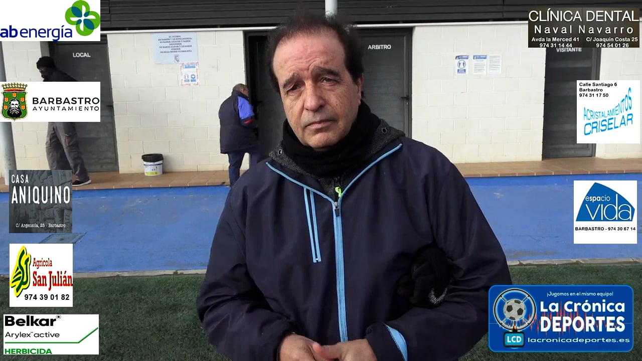 FÉLIX JIMÉNEZ (Entrenador Tamarite) CDJ Tamarite 2-2 CF Épila  / Jornada 13 / 3ª División