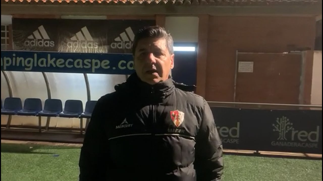 JOSETE (Entrenador Barbastro) CD Caspe 1-1 UD Barbastro / Jornada 13 / 3ª División