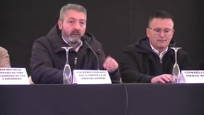 Julio Reboredo, vicepresidente DO Rías Baixas e Carlos L. Font, representante da Deputación de Pontevedra