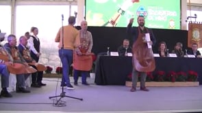 Benvida do Gran Mestre da Confraría e nomeamento de novos confrades: Ana Isabel Padín; Álvaro Fernández; e Alejandro Paadín.