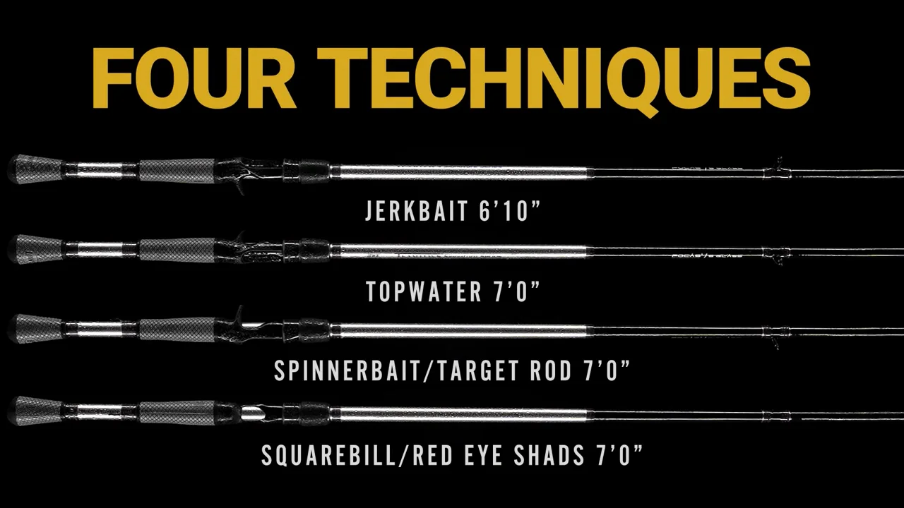 Lew's - Team Lew's Signature Series - KVD Rods Product Features