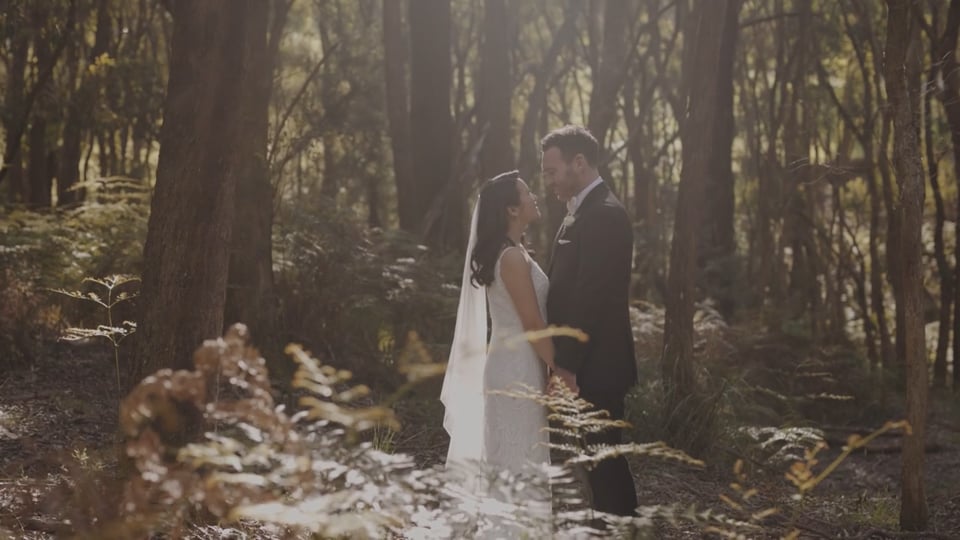 Wedding film at Yarra Ranges Estate by Creative Wedding Films