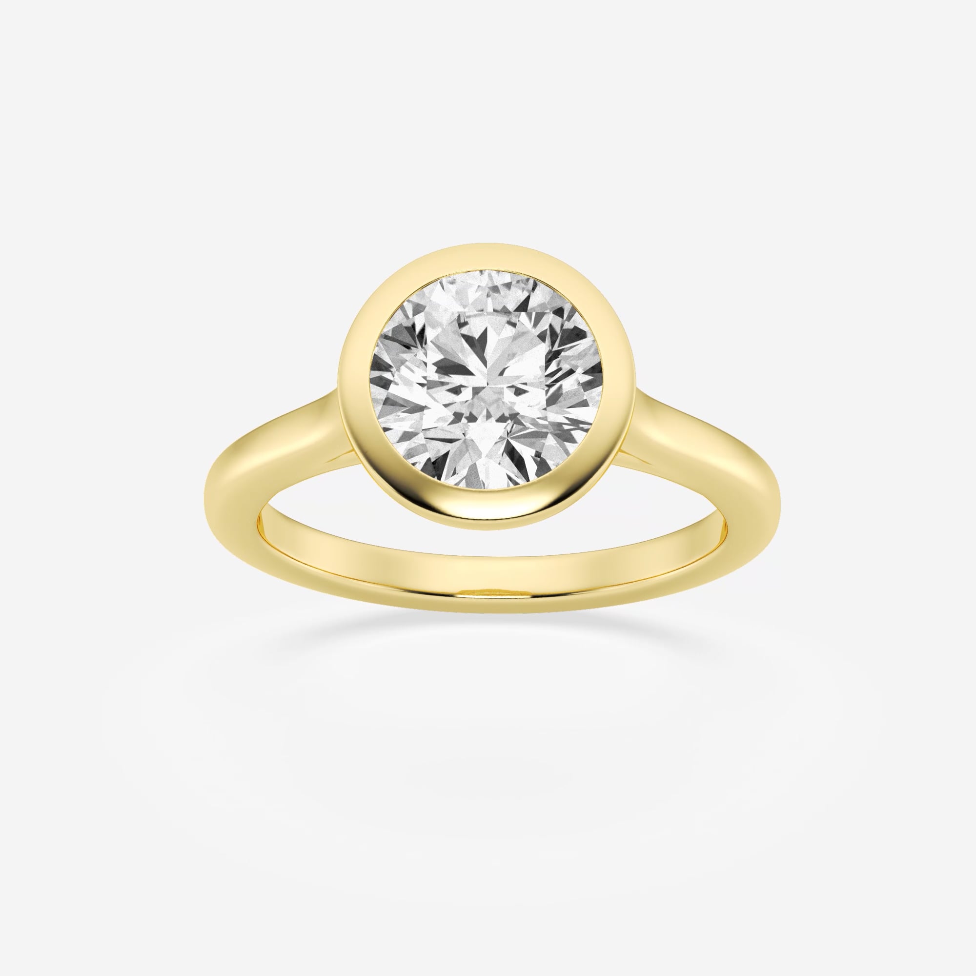 2 CTW Round Lab Grown Diamond Six Prong Solitaire Engagement Ring - main image 1