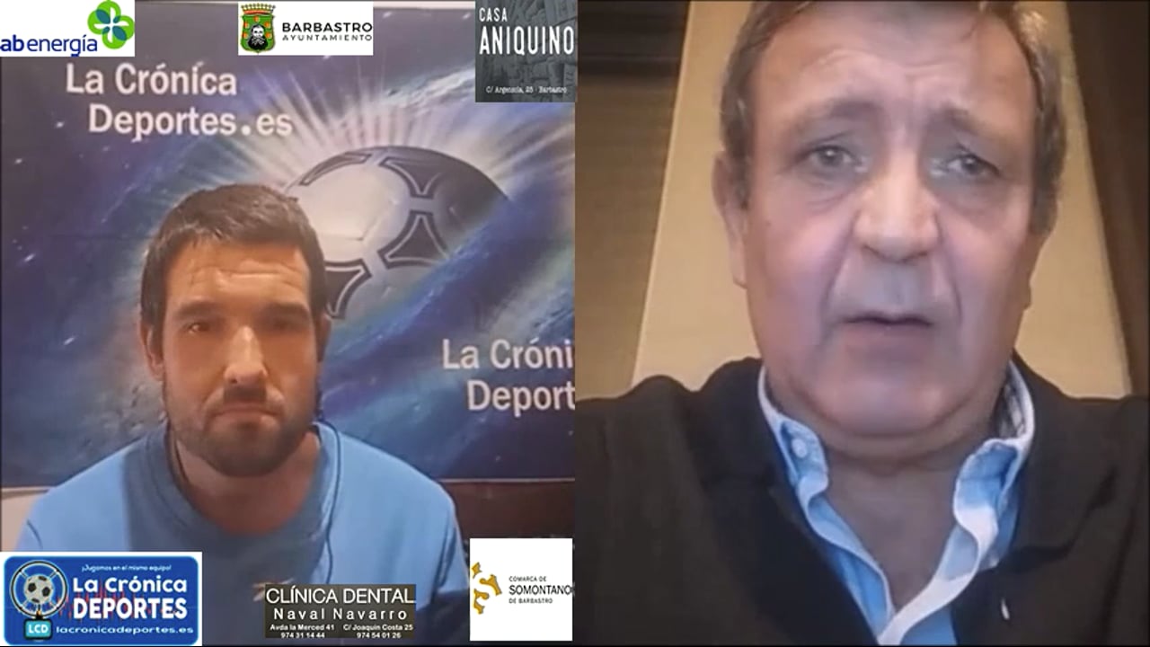 RAFA HIDALGO (Entrenador Sariñena)  Hablamos de su llegada al CD Sariñena y de la actualidad del club monegrino.