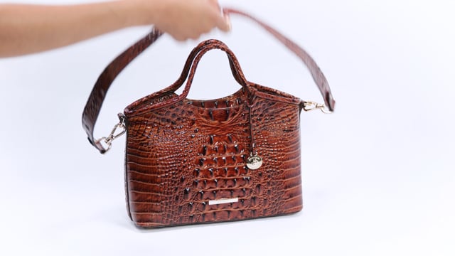 How to adjust the strap on a best sale brahmin purse