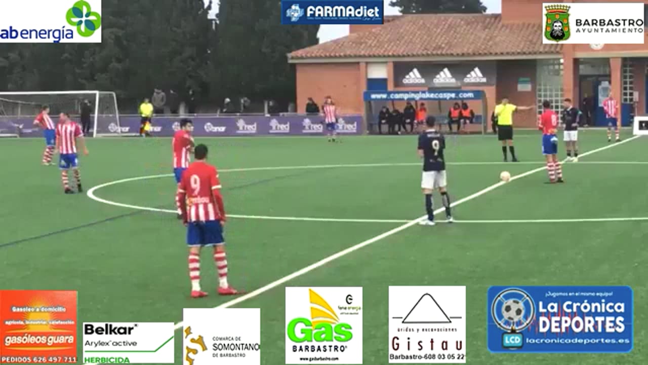 (RESUMEN y GOLES) CD Caspe 1-1 UD Barbastro / Jornada 13 / 3ª División
