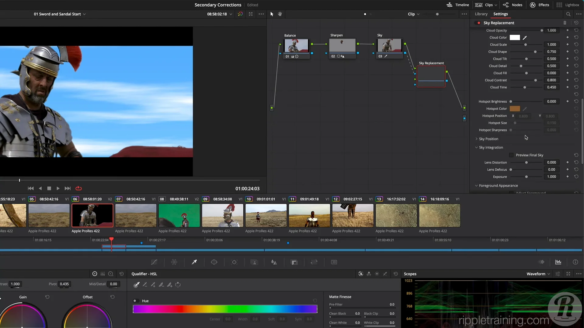 Advanced Color Grading in DaVinci Resolve