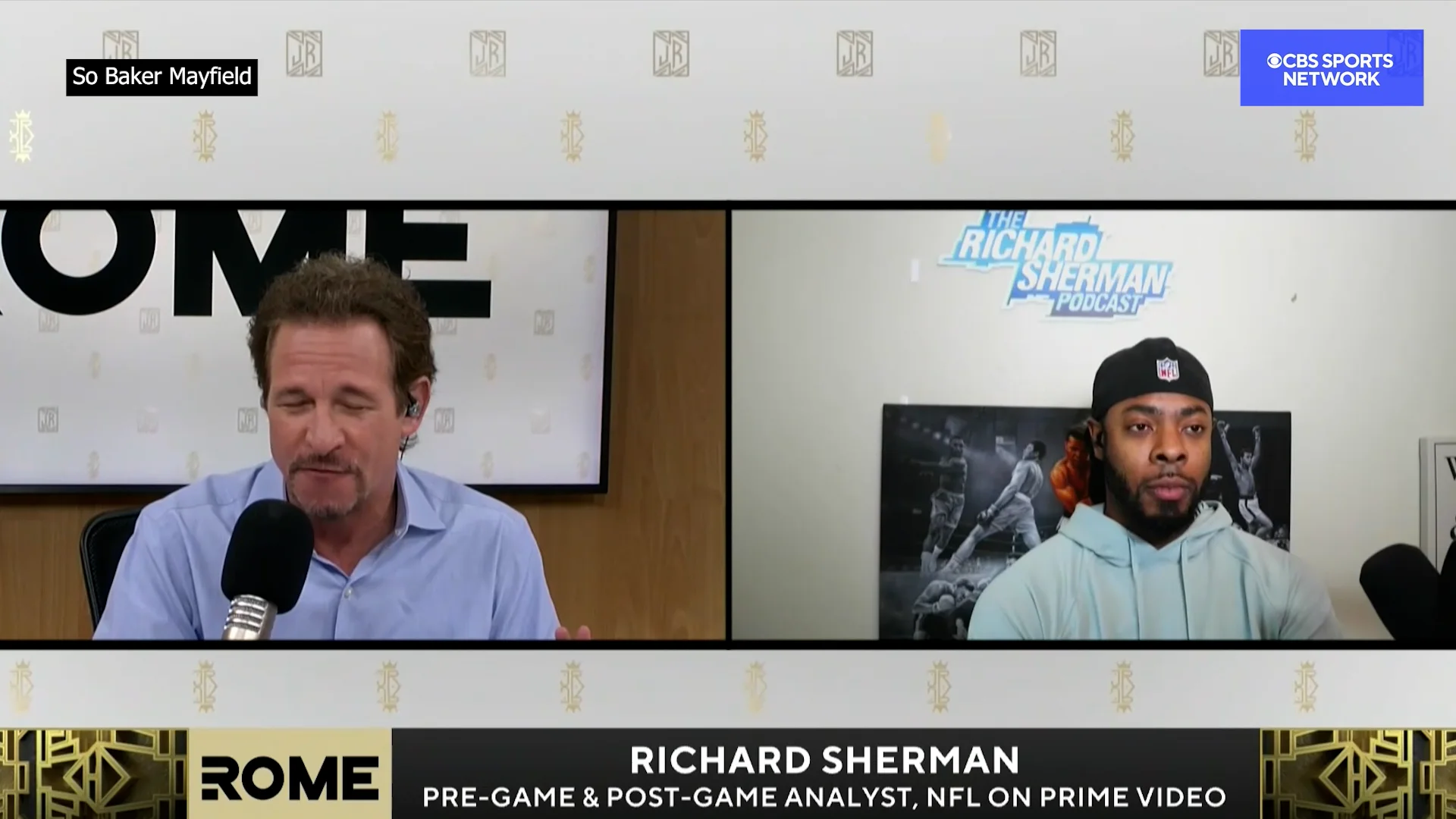 Prime Video incorporated Richard Sherman to its Thursday