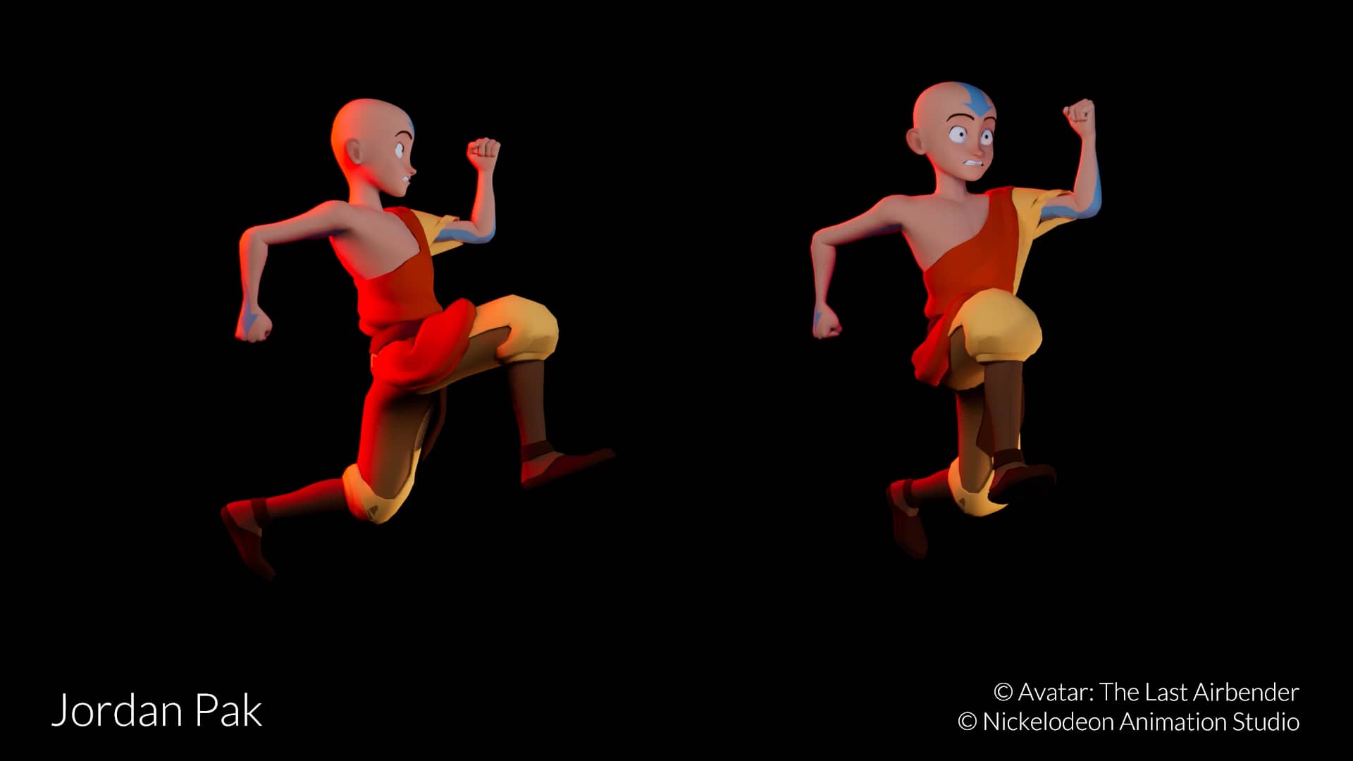 aang scared run cycle on Vimeo