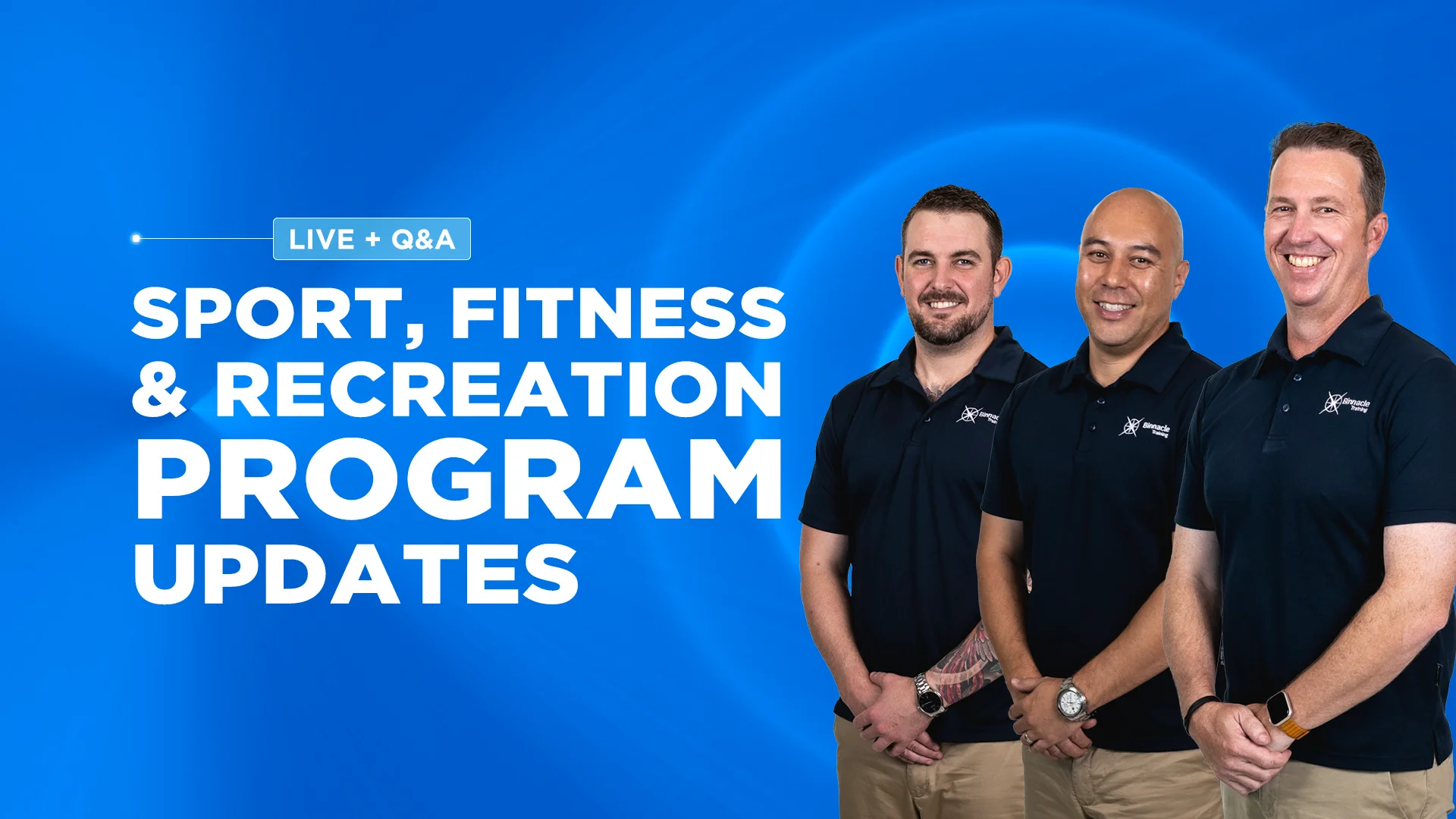 Binnacle Updates - Sport, Fitness & Recreation Programs (ViSC 2022) on ...