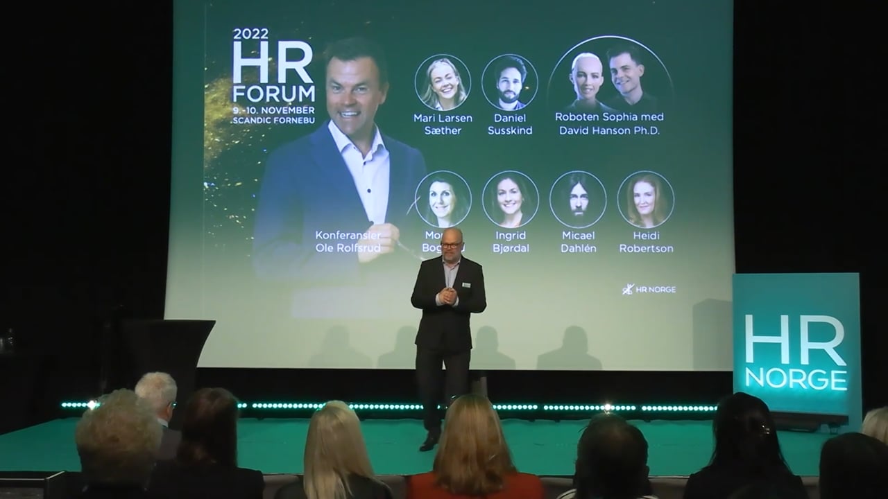 Åpning av HR Forum 2022 - Even Bolstad