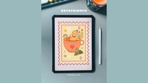 Procreate Kawaii Christmas Brushes, a Brush Add-On by Artbykimmyw (Thumbnail 5 of 6)