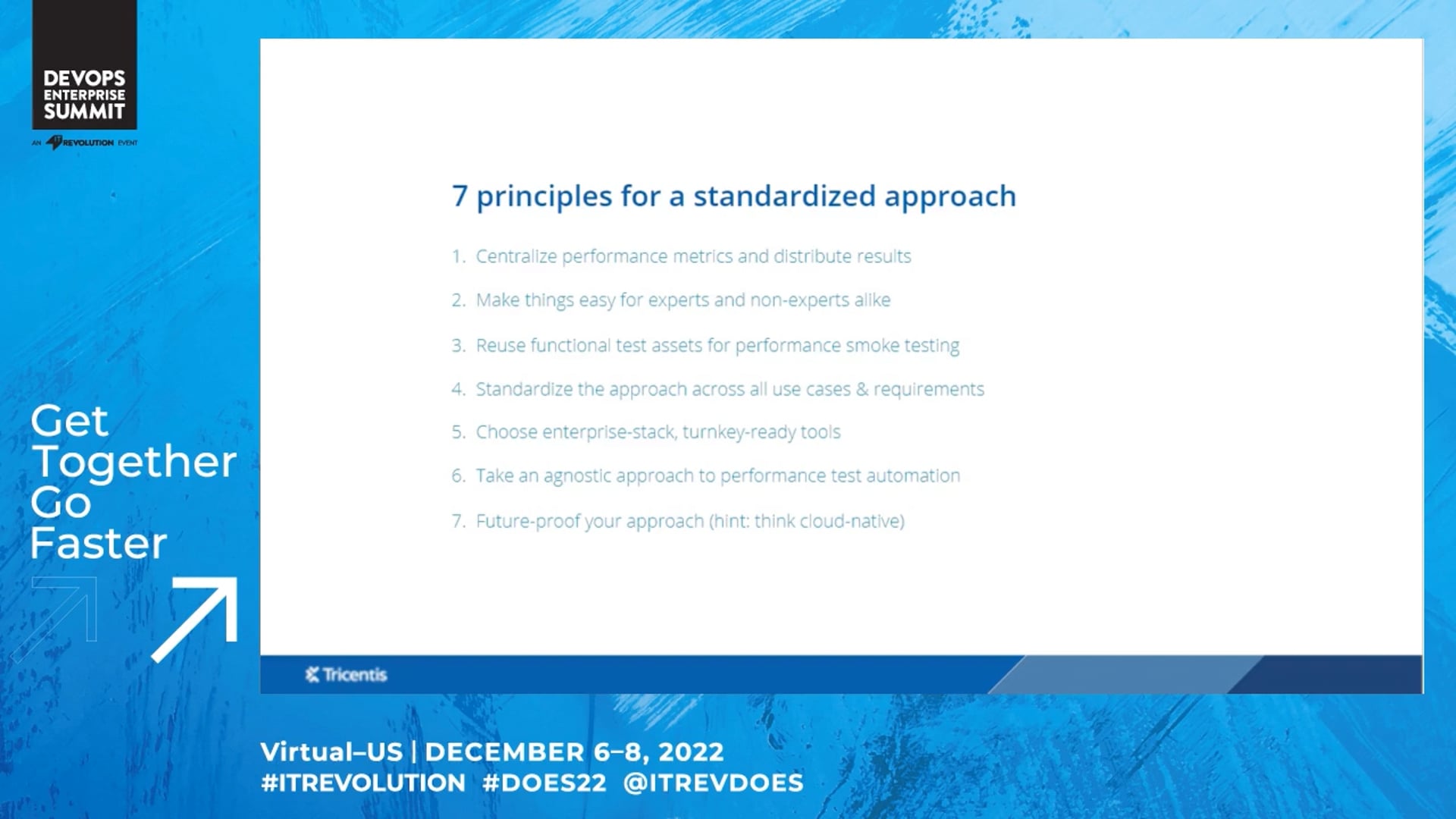 Seven Ways to Implement Standardized Performance Engineering