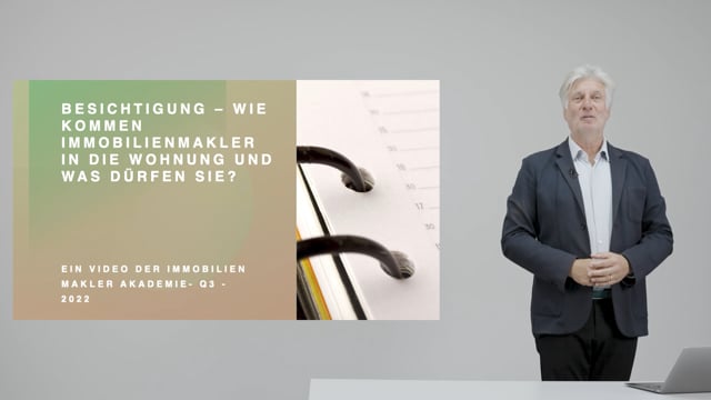Besichtigung und Rechtsfragen für Immobilienmakler