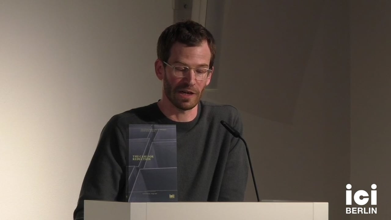 Introduction by Jakob Schillinger
